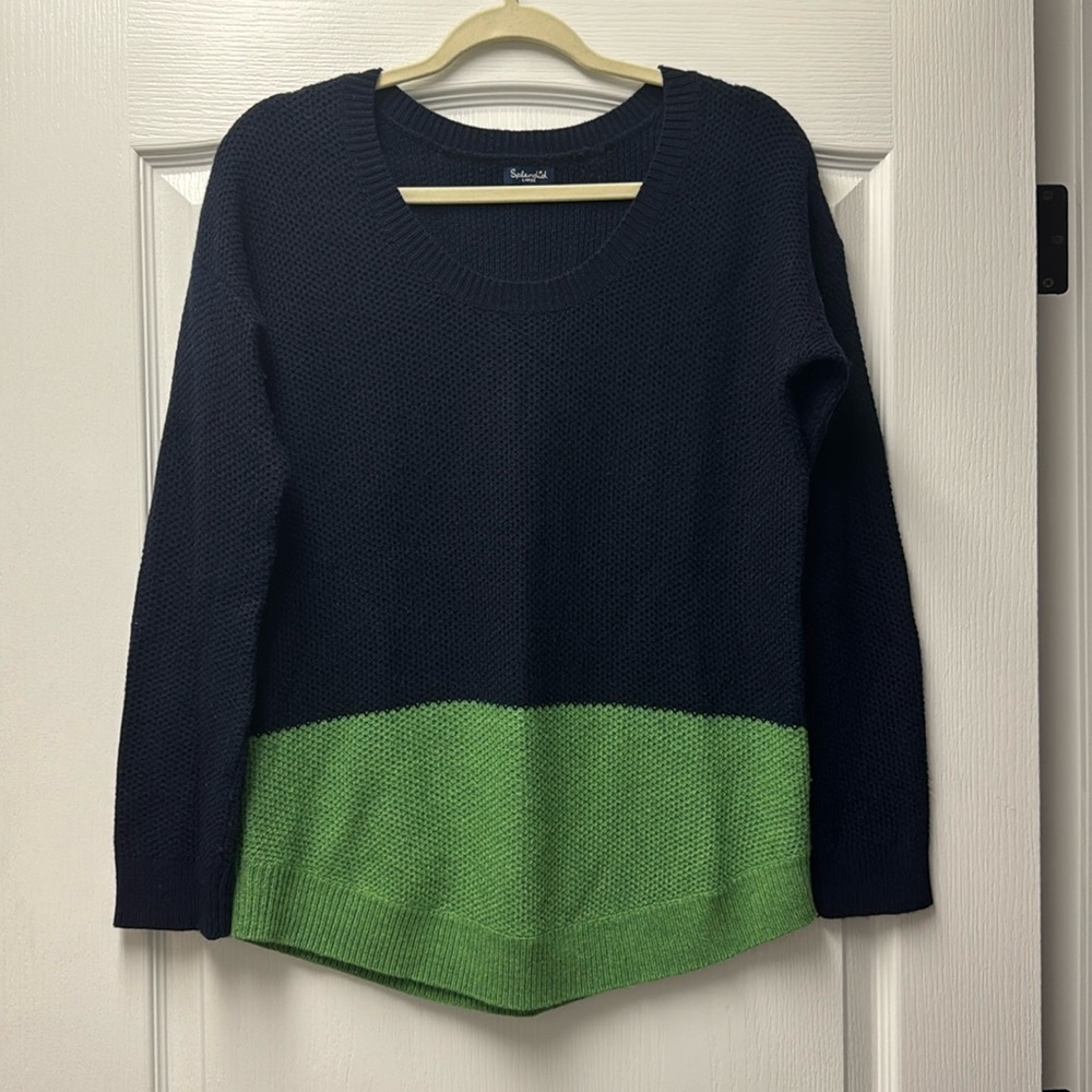 Splendid maybe in green sweater